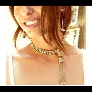Kendra Scott Gold Heidi Choker w/ Tassel